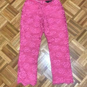 Ralph Lauren size 4 lace pants pink